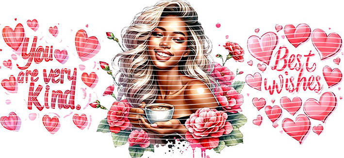 16oz Sunflower Girl-SU-126